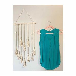 Daniel Rainn Sleeveless Teal Minal Blouse